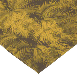Chemin De Table Court Makana Palms Hawaiian Tropical Print