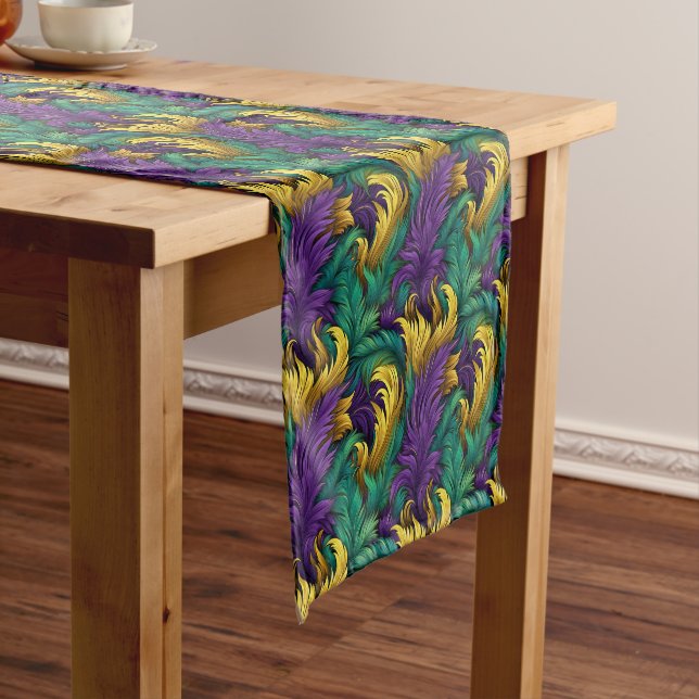 Chemin De Table Court Mardi Gras Print (In Situ)