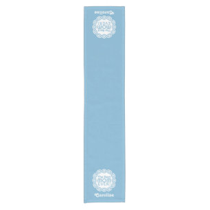Chemin De Table Court MEILLEUR MOM nom personnalisé & couleur table runn