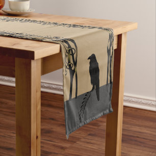 Chemin De Table Court Merles Corbeaux Corneilles