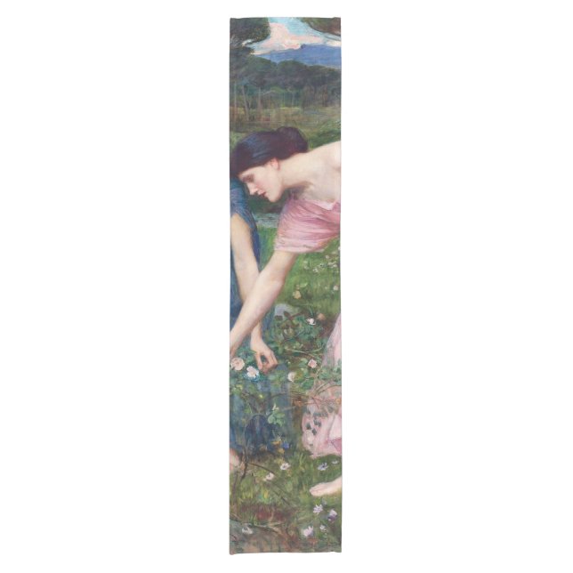 Chemin De Table Court Mesdames Picking Roses, John William Waterhouse (Devant)