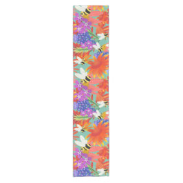 Chemin De Table Court Message de bienvenue Card_Editable_BuzzAmongBlooms