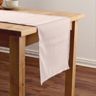 Chemin De Table Court Minuscule rose vif uni élégant chic
