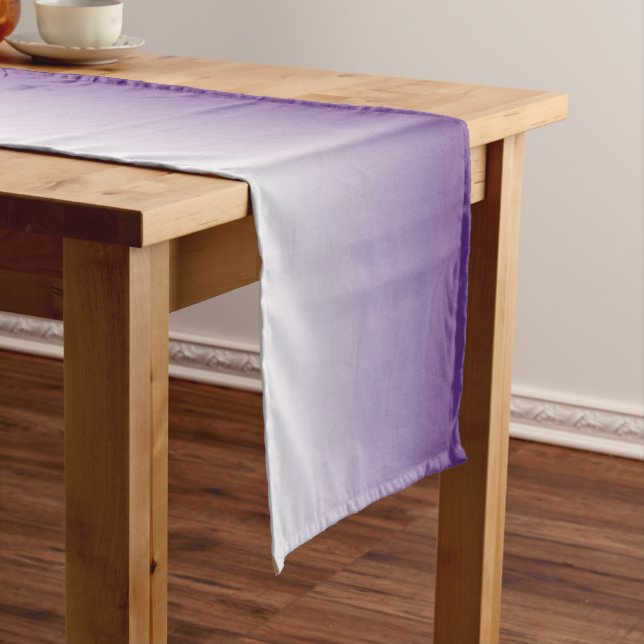 Chemin De Table Court moderne romantique été lilac ombre violet (In Situ)