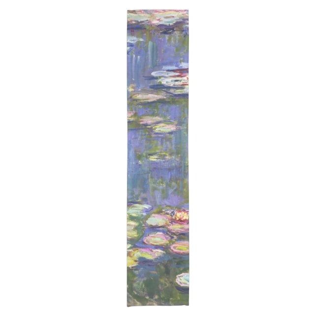 Chemin De Table Court Monet - Lys d'eau / Nympheas (Devant)