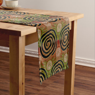Chemin De Table Court Motif africain