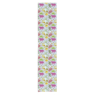 Chemin De Table Court motif animal de safari