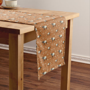 Chemin De Table Court Motif animal Tapir malais ou asiatique