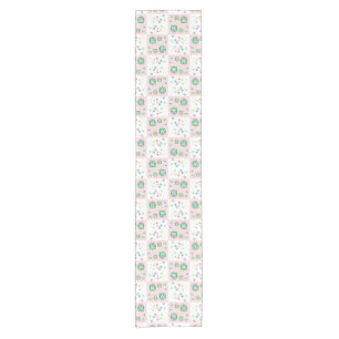 Chemin De Table Court Motif coloré de hibou pour des enfants