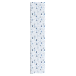 Chemin De Table Court motif comportant un ours gris