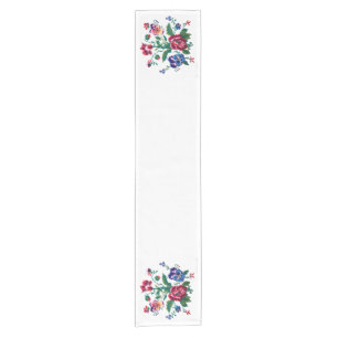 Chemin De Table Court Motif d'art populaire traditionnel ukrainien vushu