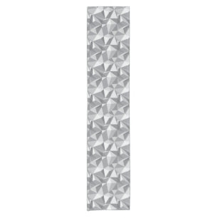 Chemin De Table Court Motif de diamant - polygone abstrait