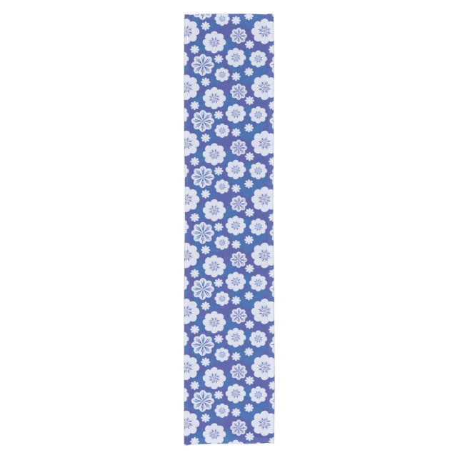 Chemin De Table Court motif de fleur (Devant)
