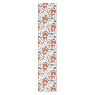 Chemin De Table Court Motif de renard nordique