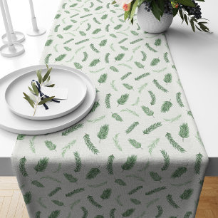 Chemin De Table Court Motif d'épinette de Noël
