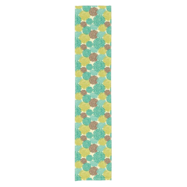 Chemin De Table Court Motif floral (Devant)