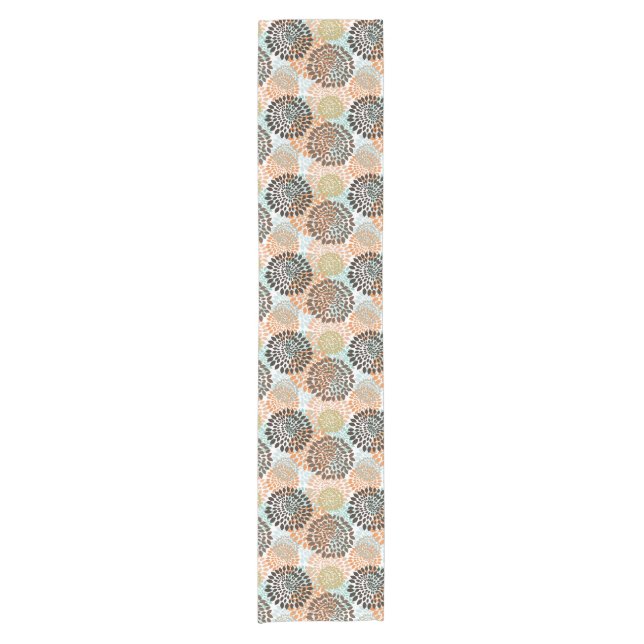 Chemin De Table Court Motif floral 14 (Devant)