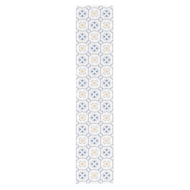Chemin De Table Court Motif floral 7 (Devant)