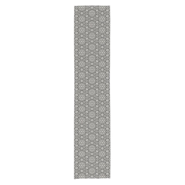 Chemin De Table Court Motif floral arabe (Devant)