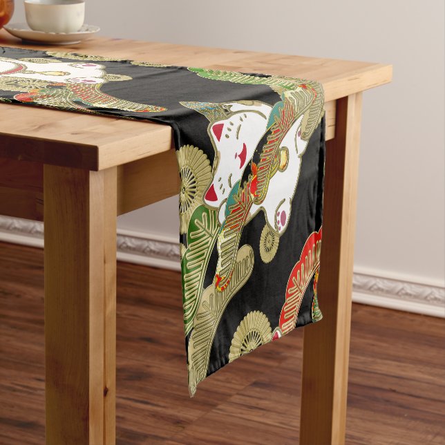 Chemin De Table Court motif japonais TABLE RUNNER (In Situ)