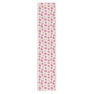 Chemin De Table Court motif romantique de nourriture