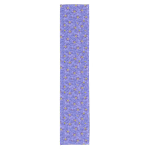 Chemin De Table Court Motif sans couture bleu