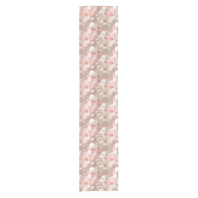 Chemin De Table Court Motif simple - cercles (Devant)