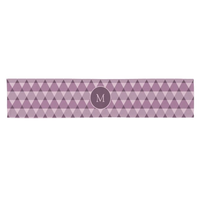 Chemin De Table Court Motif triangles (Horizontal)
