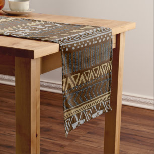 Chemin De Table Court Motif tribal de la Jungle d'Afrique