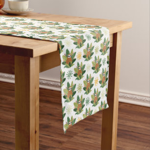 Chemin De Table Court Motif tropical de paresse