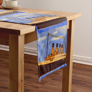 Chemin De Table Court nappe de table du navire Titanic