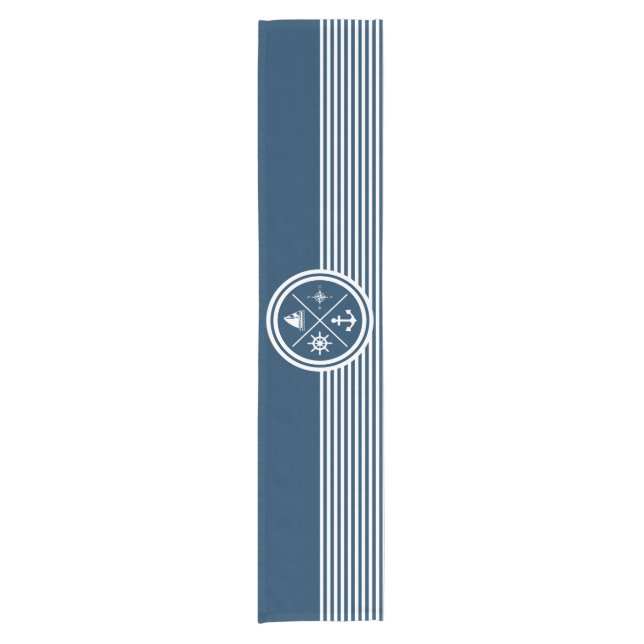 Chemin De Table Court Nautical themed design (Devant)