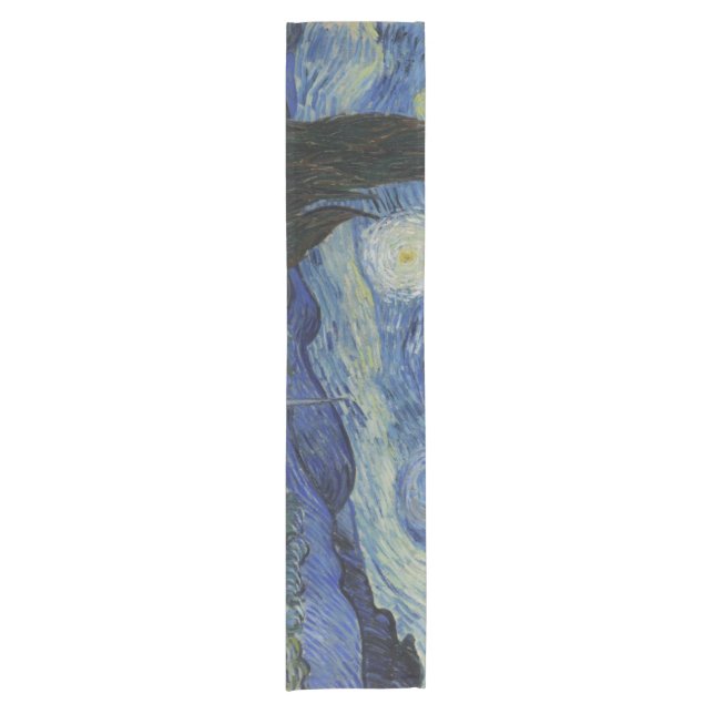 Chemin De Table Court Nuit étoilée par Vincent Van Gogh (Devant)