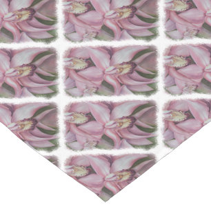 CHEMIN DE TABLE COURT ORCHID EXOTIQUE TROPICAL