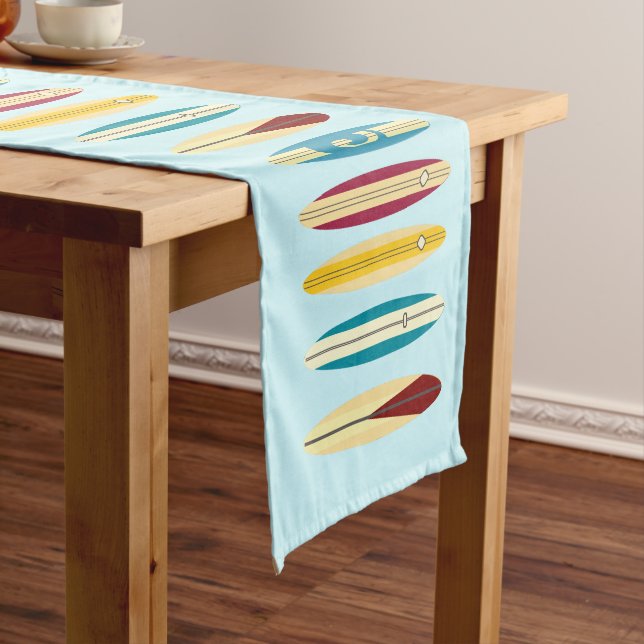 Chemin De Table Court Panneaux vintages (In Situ)
