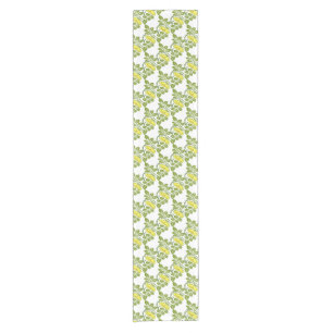 Chemin De Table Court Papier peint vintage Floral Buttercup damassé