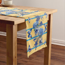 Papillon bleu ciel jaune mellow Medow