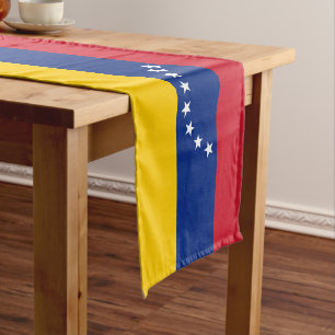 Chemin De Table Court Patriotique vénézuélien de drapeau du Venezuela
