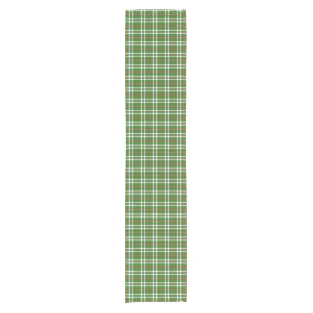 Chemin De Table Court Pin vert Plat (Devant)