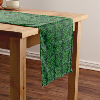 Chemin De Table Court Pine Snowflakes Forest Table Runner (3 tailles)
