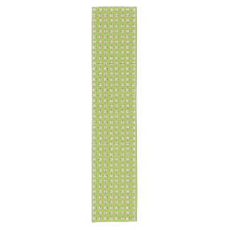 Chemin De Table Court Pistachio Nut Motif sans couture