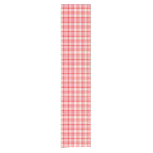 Chemin De Table Court Plaid rouge