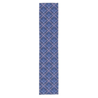 Chemin De Table Court Plat bleu et rose