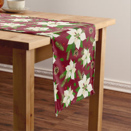 Chemin De Table Court Poinsettia