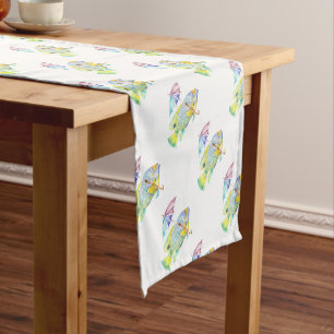 Chemin De Table Court Poisson Ange Avec Parapluie