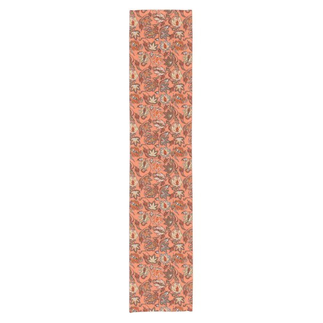 Chemin De Table Court Protea Batik Hawaï Tropical Floral (Devant)