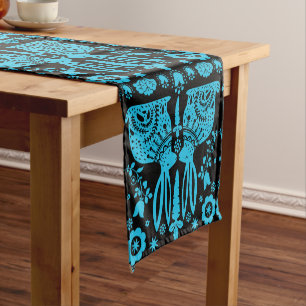 Chemin De Table Court Rabbit Nordic Scandinavian Folk Art