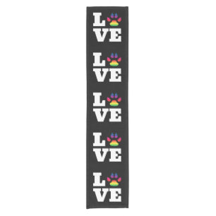 Chemin De Table Court Rainbow paw