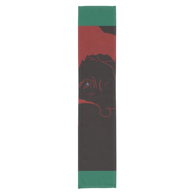 Chemin De Table Court Red Dove Princess  (Devant)