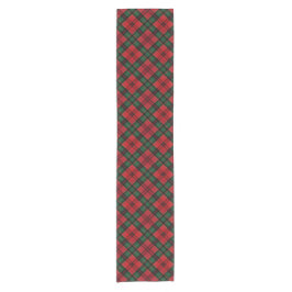 Chemin De Table Court Rouge Et Vert Plaid